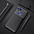Silicone Candy Rubber TPU Twill Soft Case Cover Y01 for Huawei Honor V20 Black