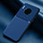 Silicone Candy Rubber TPU Twill Soft Case Cover Y01 for Huawei Mate 30 5G Blue