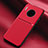 Silicone Candy Rubber TPU Twill Soft Case Cover Y01 for Huawei Mate 30 5G Red