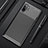 Silicone Candy Rubber TPU Twill Soft Case Cover Y01 for Samsung Galaxy Note 10 Plus 5G Black