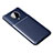 Silicone Candy Rubber TPU Twill Soft Case Cover Y01 for Xiaomi Redmi K30 Pro Zoom Blue