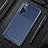 Silicone Candy Rubber TPU Twill Soft Case Cover Y02 for Huawei Honor 20 Blue