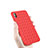 Silicone Candy Rubber TPU Twill Soft Case R02 for Apple iPhone X Red