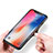 Silicone Frame Fashionable Pattern Mirror Case Cover for Apple iPhone XR