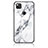 Silicone Frame Fashionable Pattern Mirror Case Cover for Google Pixel 4a