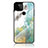 Silicone Frame Fashionable Pattern Mirror Case Cover for Google Pixel 5a 5G