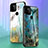 Silicone Frame Fashionable Pattern Mirror Case Cover for Google Pixel 5a 5G