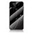 Silicone Frame Fashionable Pattern Mirror Case Cover for Google Pixel 5a 5G Black