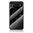 Silicone Frame Fashionable Pattern Mirror Case Cover for Google Pixel 6a 5G Black