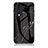 Silicone Frame Fashionable Pattern Mirror Case Cover for Huawei Honor 70 Pro+ Plus 5G Black