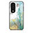 Silicone Frame Fashionable Pattern Mirror Case Cover for Huawei Honor 80 5G