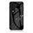 Silicone Frame Fashionable Pattern Mirror Case Cover for Huawei Honor 80 5G Black