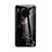 Silicone Frame Fashionable Pattern Mirror Case Cover for Huawei Mate 30 5G Black