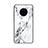 Silicone Frame Fashionable Pattern Mirror Case Cover for Huawei Mate 30 5G White