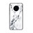 Silicone Frame Fashionable Pattern Mirror Case Cover for Huawei Mate 30 White