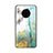 Silicone Frame Fashionable Pattern Mirror Case Cover for Huawei Mate 30E Pro 5G Green