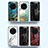 Silicone Frame Fashionable Pattern Mirror Case Cover for Huawei Mate 50