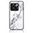 Silicone Frame Fashionable Pattern Mirror Case Cover for OnePlus 10T 5G