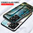 Silicone Frame Fashionable Pattern Mirror Case Cover for OnePlus Nord 2T 5G