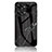 Silicone Frame Fashionable Pattern Mirror Case Cover for OnePlus Nord 2T 5G Black