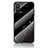 Silicone Frame Fashionable Pattern Mirror Case Cover for OnePlus Nord CE 5G Black