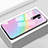 Silicone Frame Fashionable Pattern Mirror Case Cover for Oppo A11 Colorful