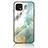 Silicone Frame Fashionable Pattern Mirror Case Cover for Oppo A16e