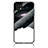 Silicone Frame Fashionable Pattern Mirror Case Cover for Oppo A16e Mixed