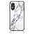 Silicone Frame Fashionable Pattern Mirror Case Cover for Oppo A17