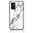 Silicone Frame Fashionable Pattern Mirror Case Cover for Oppo A36 White