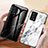 Silicone Frame Fashionable Pattern Mirror Case Cover for Oppo A55 4G