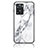 Silicone Frame Fashionable Pattern Mirror Case Cover for Oppo A57 4G