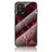 Silicone Frame Fashionable Pattern Mirror Case Cover for Oppo A74 4G