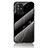 Silicone Frame Fashionable Pattern Mirror Case Cover for Oppo A94 5G Black