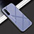 Silicone Frame Fashionable Pattern Mirror Case Cover for Oppo F15 Gray