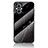 Silicone Frame Fashionable Pattern Mirror Case Cover for Oppo F21s Pro 5G Black