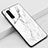 Silicone Frame Fashionable Pattern Mirror Case Cover for Oppo Find X2