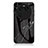 Silicone Frame Fashionable Pattern Mirror Case Cover for Oppo Find X6 5G Black