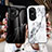 Silicone Frame Fashionable Pattern Mirror Case Cover for Oppo Reno10 5G