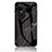 Silicone Frame Fashionable Pattern Mirror Case Cover for Oppo Reno10 5G Black