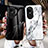Silicone Frame Fashionable Pattern Mirror Case Cover for Oppo Reno10 Pro 5G