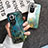 Silicone Frame Fashionable Pattern Mirror Case Cover for Oppo Reno11 5G