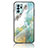 Silicone Frame Fashionable Pattern Mirror Case Cover for Oppo Reno6 Z 5G