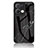 Silicone Frame Fashionable Pattern Mirror Case Cover for Oppo Reno8 Pro+ Plus 5G Black