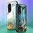 Silicone Frame Fashionable Pattern Mirror Case Cover for Oppo Reno8 T 4G