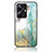 Silicone Frame Fashionable Pattern Mirror Case Cover for Realme 10 Pro+ Plus 5G