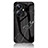 Silicone Frame Fashionable Pattern Mirror Case Cover for Realme 10 Pro+ Plus 5G Black