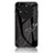 Silicone Frame Fashionable Pattern Mirror Case Cover for Realme 11 Pro 5G Black