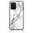 Silicone Frame Fashionable Pattern Mirror Case Cover for Realme 9i 5G White