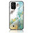 Silicone Frame Fashionable Pattern Mirror Case Cover for Realme C20A